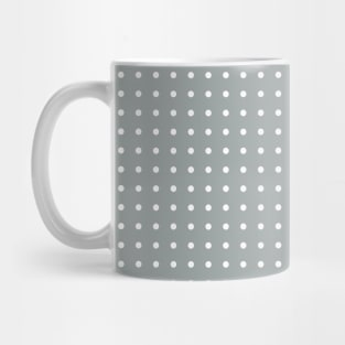 Light Slate Gray Polka Dots Mug